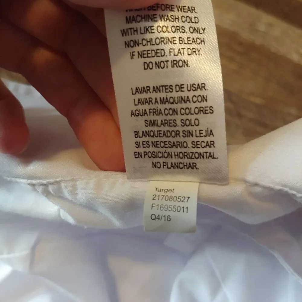 Target White Flower Baby Girl Sunhat Size 12-18 Months